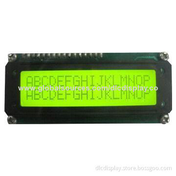 Industrial Grade LCD, Yellow-green STN Display, 1/65 Duty, 1/9 Bias LCD Panel